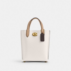 Bolsas Hombro Coach Willow Tote 16 In Colorblock Brass Mujer Multicolor | CL_CH77298