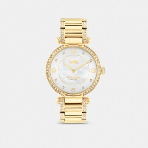 Relojes Coach Cary 34 Mm Mujer Doradas | CL_CH76039