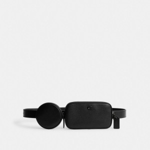 Riñonera Coach Multi Pouch Belt Hombre Negras | CL_CH78636