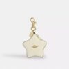 Colgante para bolsos con forma de estrella en cuero exclusivo