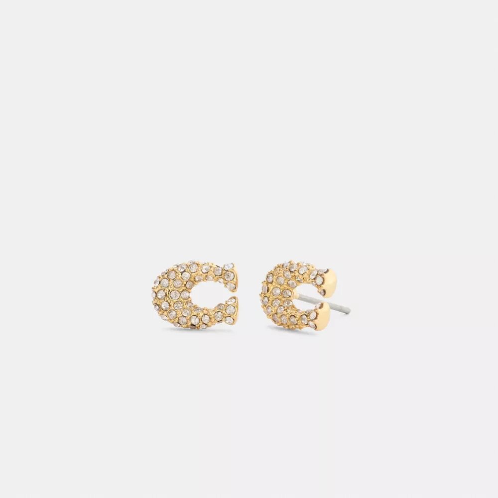 Aretes de botón Pava C