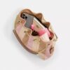Bolso de hombro Evelyn con patchwork a rayas