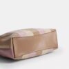 Bolso de hombro Evelyn con patchwork a rayas