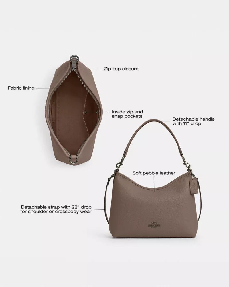 Bolso de hombro Laurel