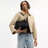 Bolso de hombro Laurel en denim característico