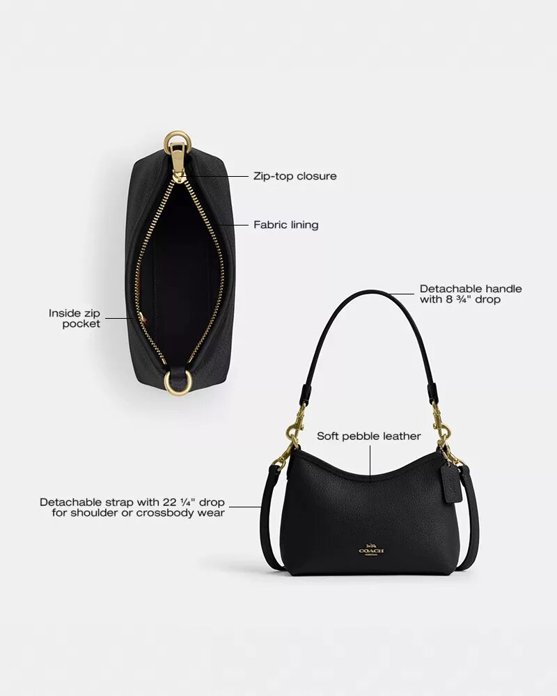 Bolso de hombro pequeño Laurel