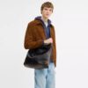 Bolso mensajero Mott en cuero «Loved»