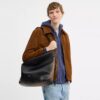 Bolso mensajero Mott en cuero «Loved»
