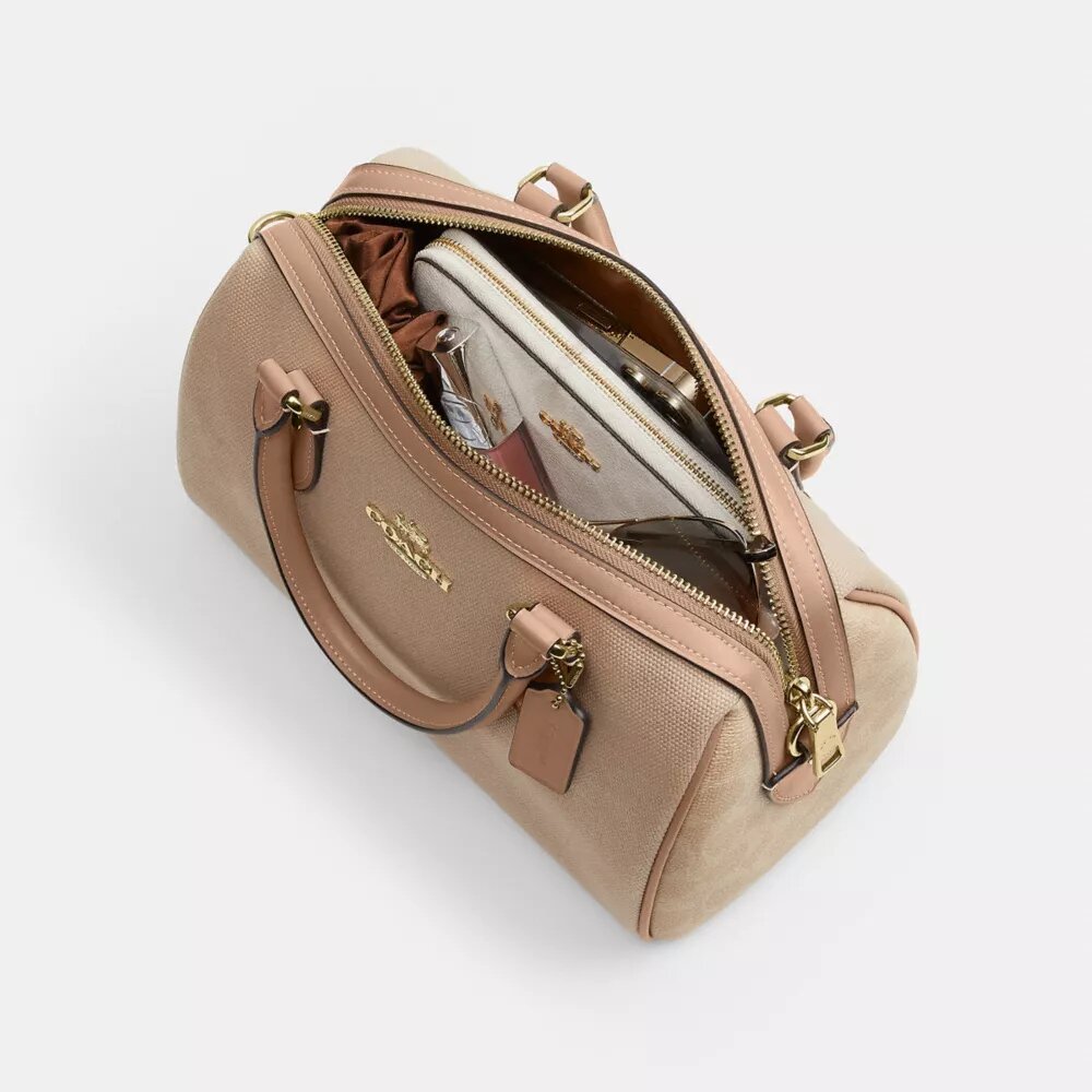 Bolso tipo cartera Rowan en color block