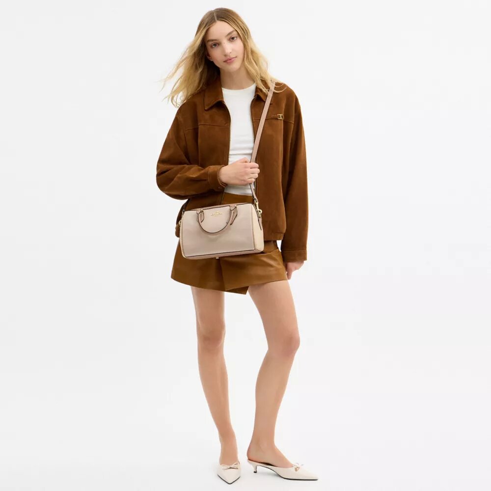 Bolso tipo cartera Rowan en color block
