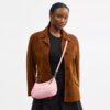 Bolsos de hombro Teri en cuero exclusivo con diamante en forma de corazón