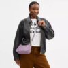 Bolsos de hombro Teri en cuero exclusivo con diamante en forma de corazón