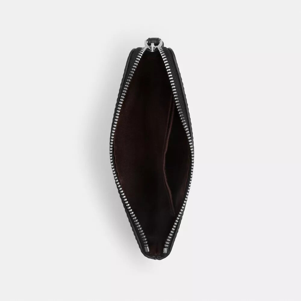 Bolsos de pulsera con cremallera en la esquina y estampado de estrellas