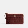Bolsos de pulsera grandes con cremallera en la esquina