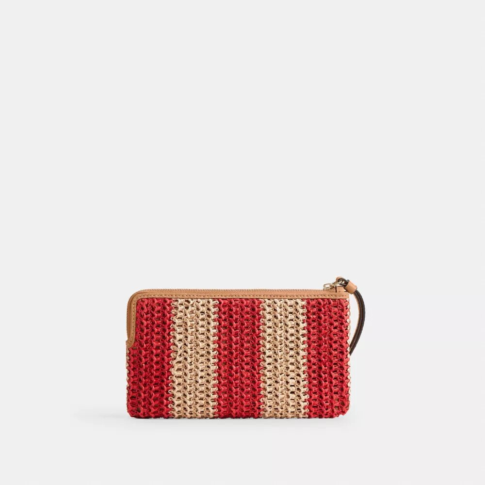 Bolsos de pulsera grandes con cremallera en la esquina