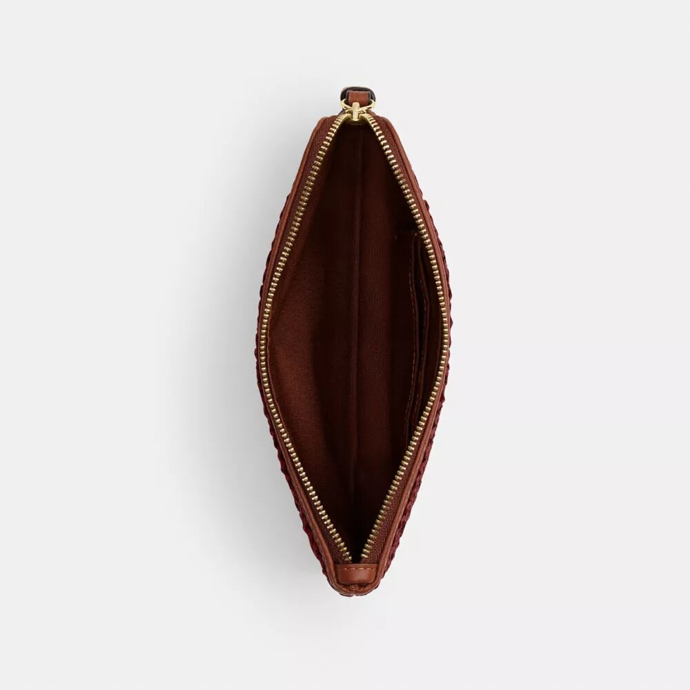 Bolsos de pulsera grandes con cremallera en la esquina