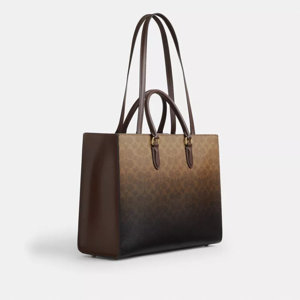 Bolsos Tote Maggie en Signature Canvas con efecto degradado