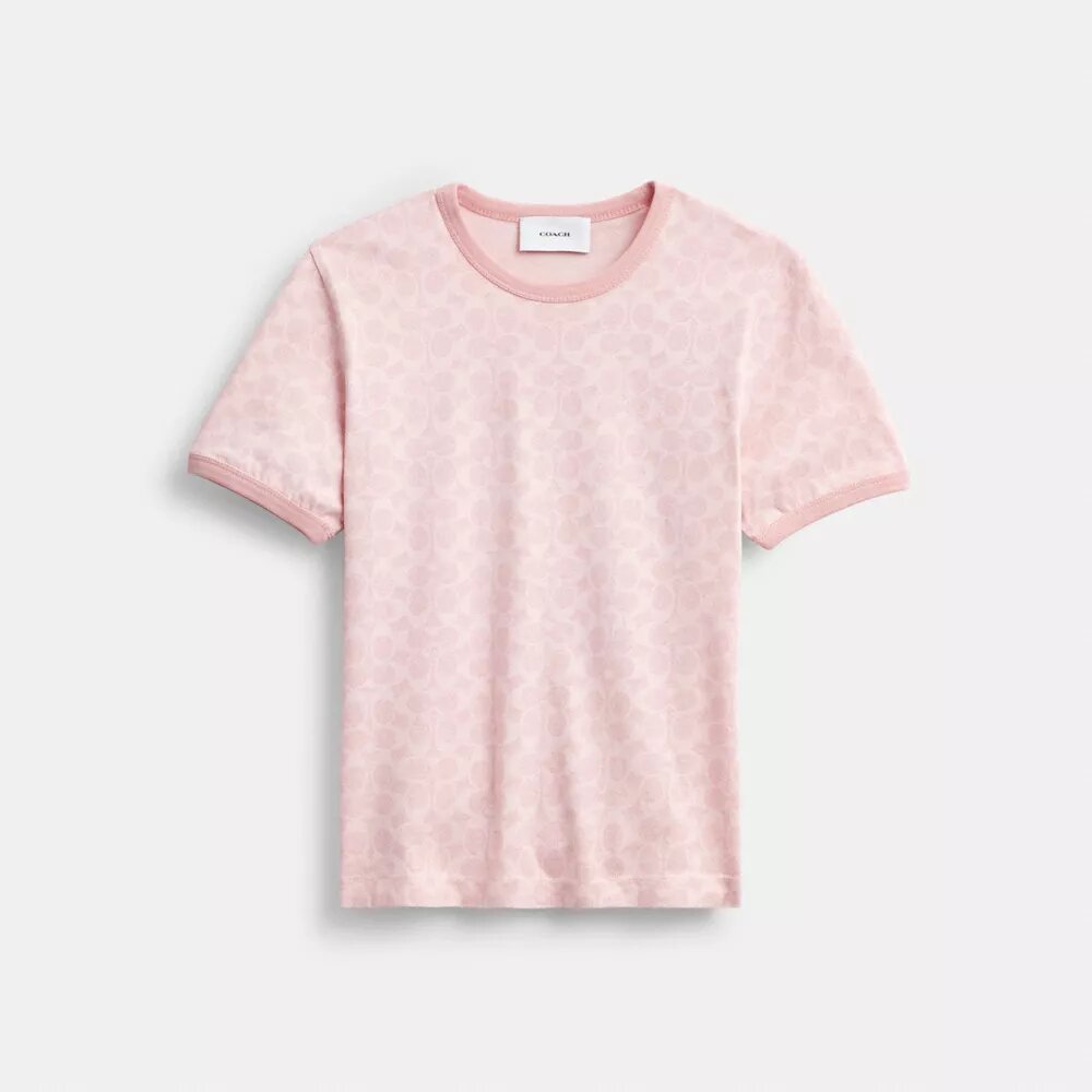 Camiseta con cuello redondo exclusiva de algodón orgánico