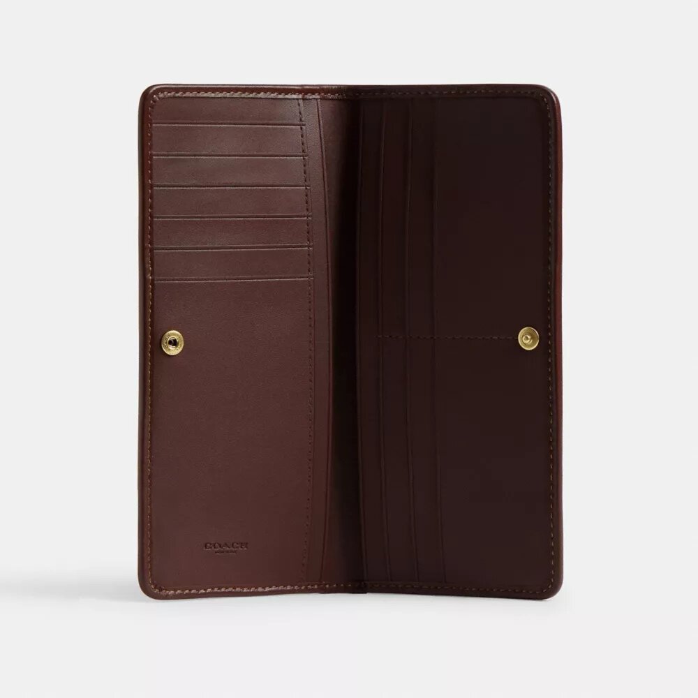 Cartera delgada Essential en jacquard exclusivo