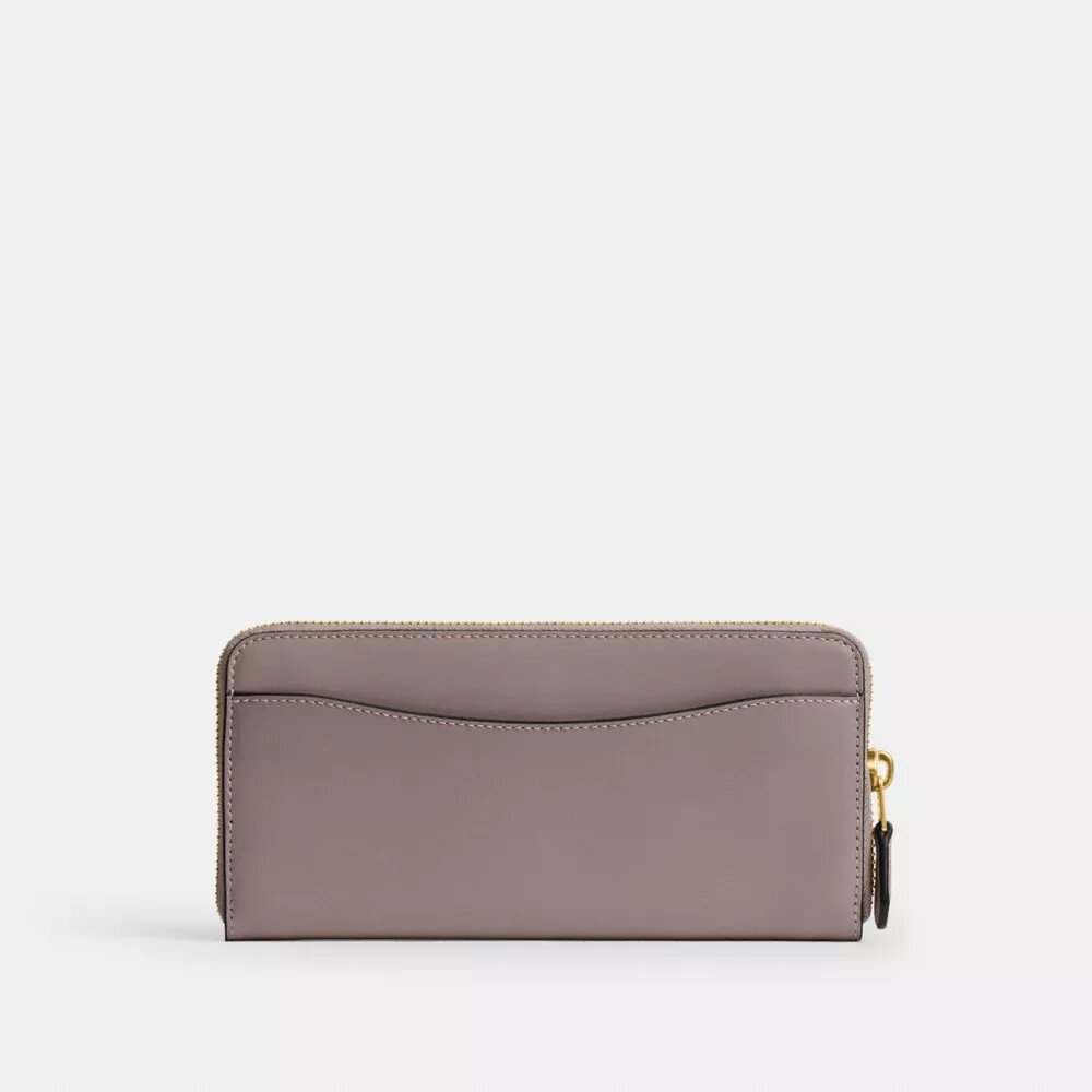 Cartera delgada tipo acordeón con cremallera Essential
