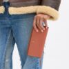 Cartera delgada tipo acordeón con cremallera Essential