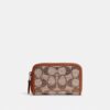 Cartera pequeña Essential con cierre de cremallera en jacquard Signature Crystal