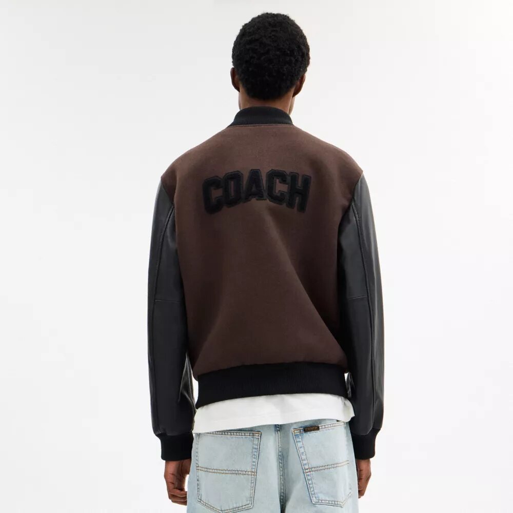 Chaqueta Varsity de lana