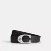 Cinturón reversible con hebilla con la letra C esculpida, 38 mm