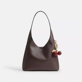 Colgante para bolsos con cereza de cristal