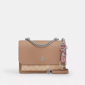 Colgante para bolsos con cierre de resorte y estampado de estrellas