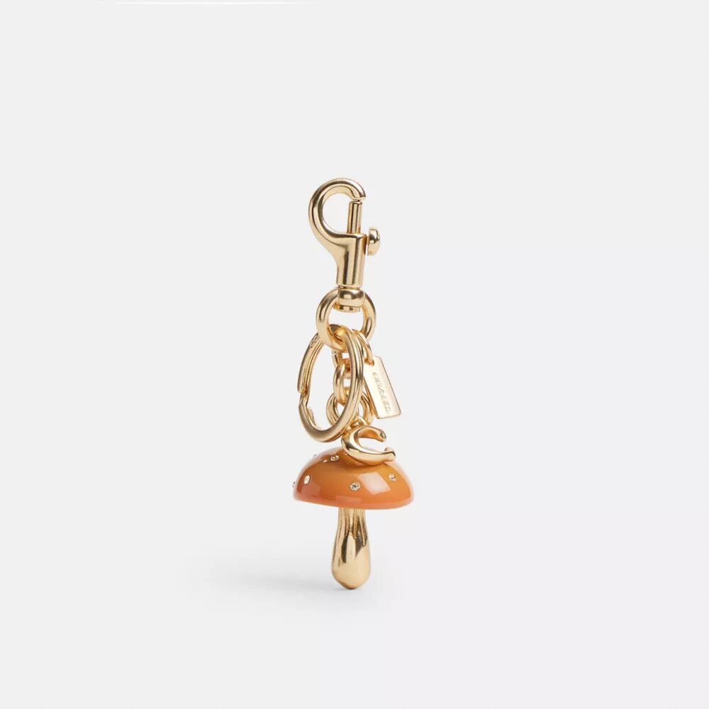 Colgante para bolsos con forma de hongo