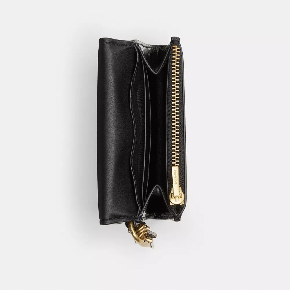 Portatarjetas con solapa y Charms