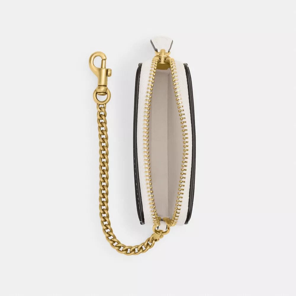 Portatarjetas Essential con cadena y estampado de calcomanías