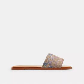 Sandalias Holly en jacquard exclusivo con cristales