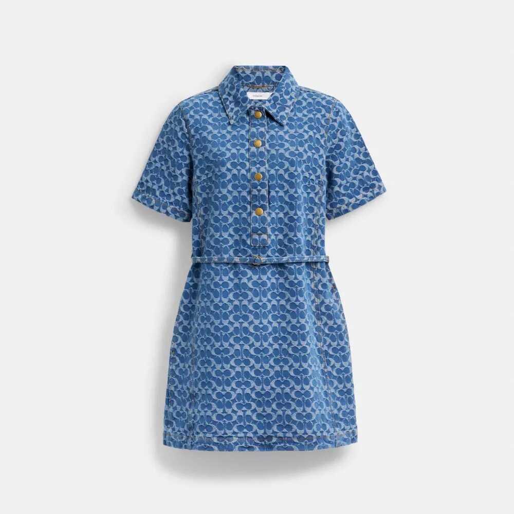 Vestido de mezclilla exclusivo de algodón orgánico