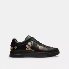 Zapatillas altas de Disney x Coach con estampado de calcomanías
